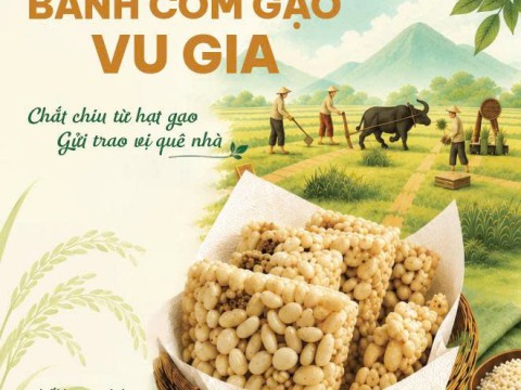 VU GIA ĐẠI LỘC - Bánh Cốm Gạo Vu Gia