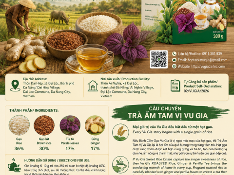 TRÀ ẤM TAM VỊ VU GIA